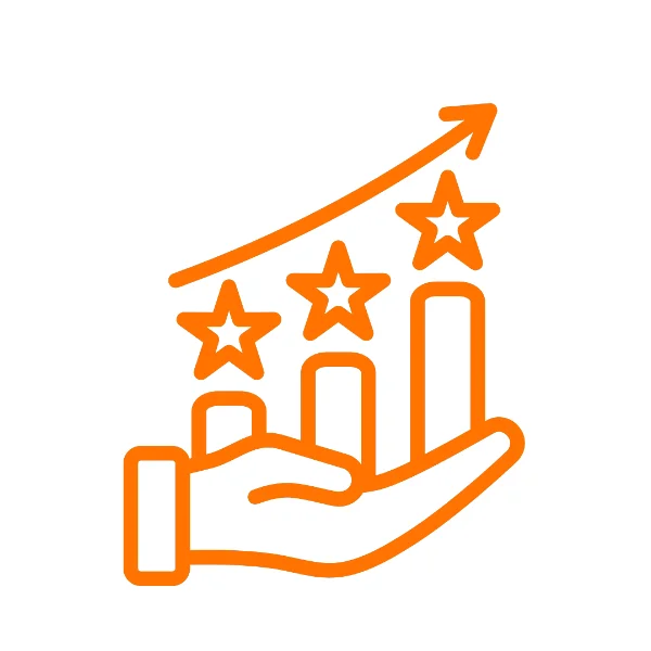 Icon showing respected contractor reputation