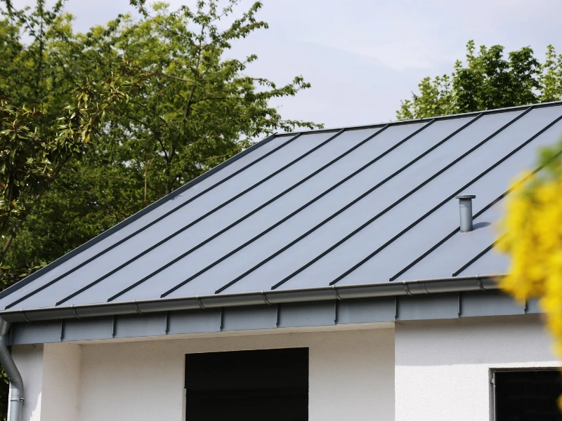 Image of a standing seam metal roof.