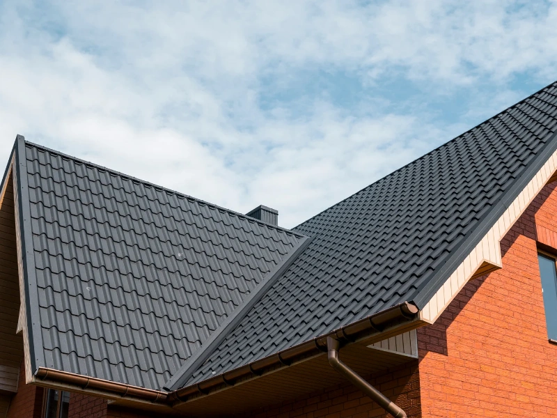 Image of concrete tile roof.