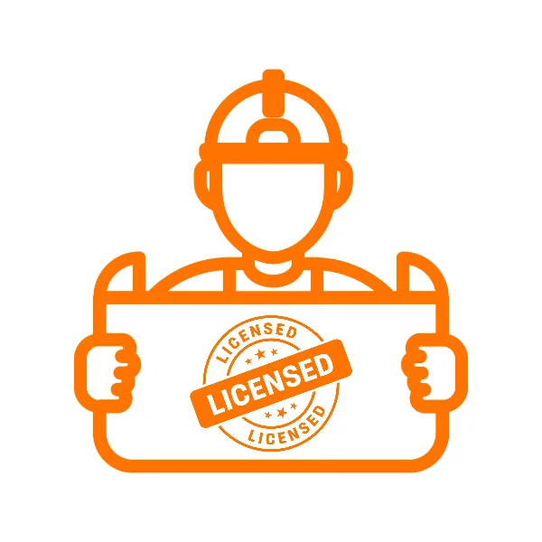 Icon showing licensed remodeling contractor assurance