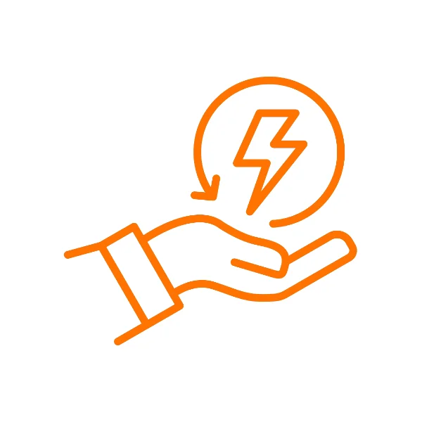 Icon representing energy efficiency and long-term home performance.